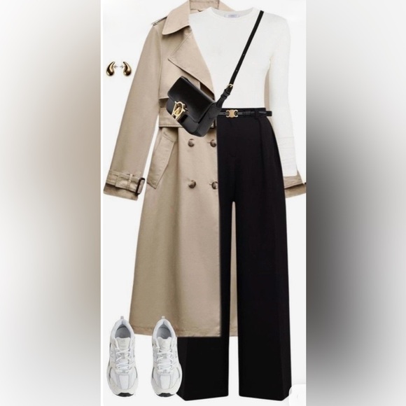 Burberry Classic Tan Trench Coat size 8 - Picture 16 of 16